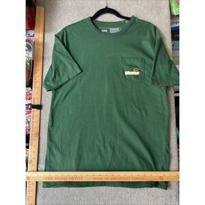 Vans Perfect Halo Green Tee Men's Size Medium Heavy weight Tshirt